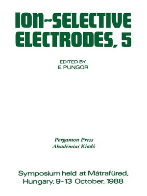cover image of Ion-Selective Electrodes